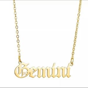 Gemini Zodiac Anklet (Gold)